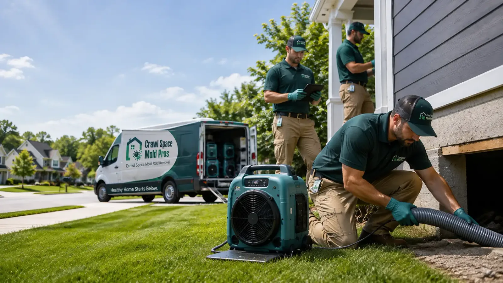 Crawl Space Mold Removal in Bow, WA